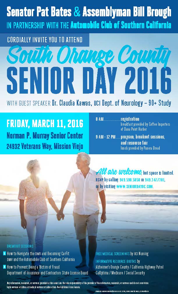2016 Senior Day Flyer
